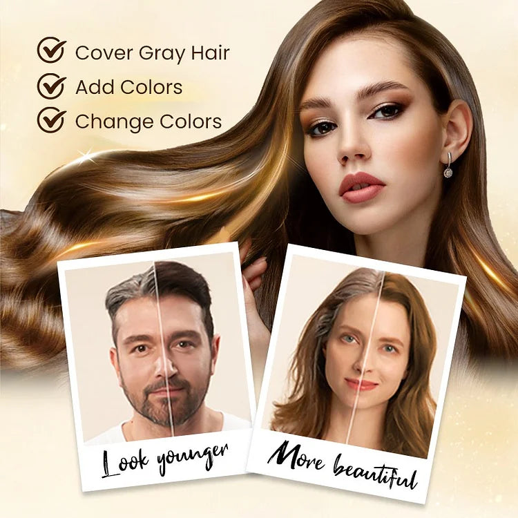 ✨Japanese Long Lasting Natural Hair Dye Shampoo ( Buy 1 Get 1 Free )🔥